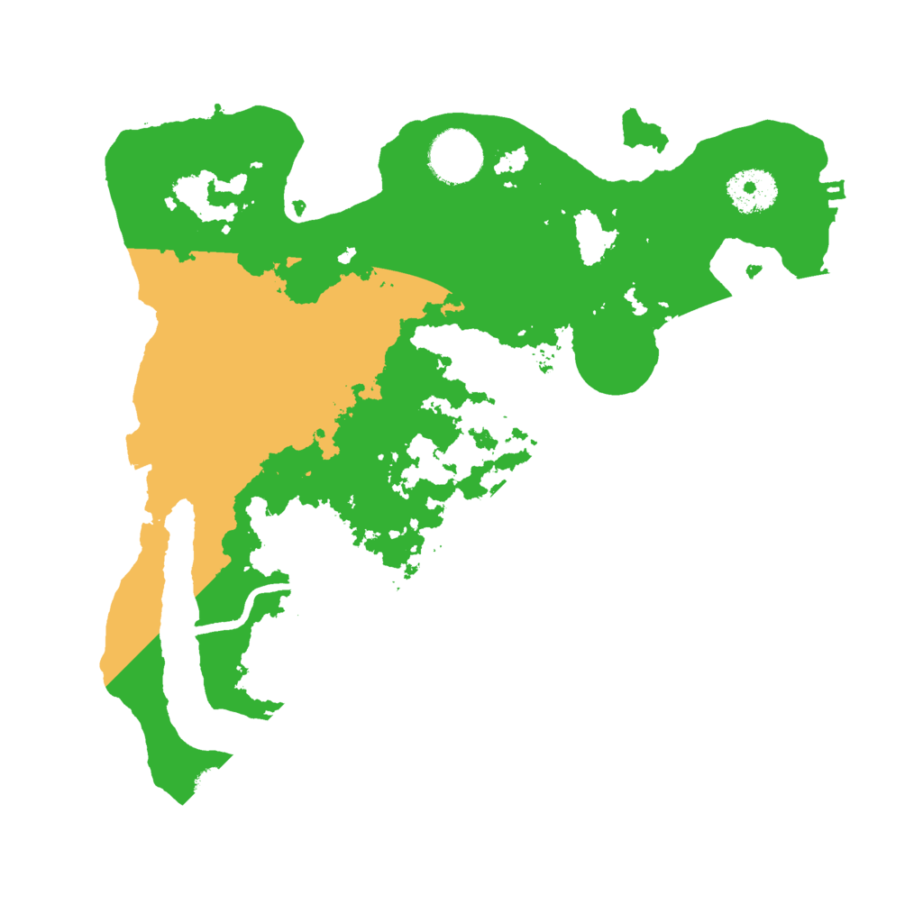 Biome Rust Map: Procedural Map, Size: 3000, Seed: 223536387