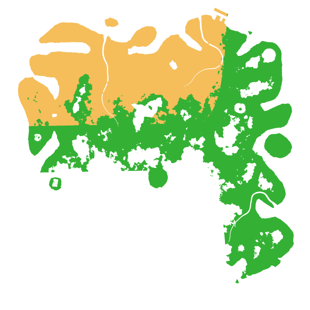 Biome Rust Map: Procedural Map, Size: 4250, Seed: 27587