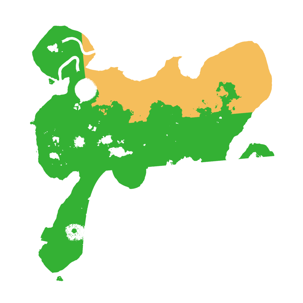 Biome Rust Map: Procedural Map, Size: 2500, Seed: 26493417