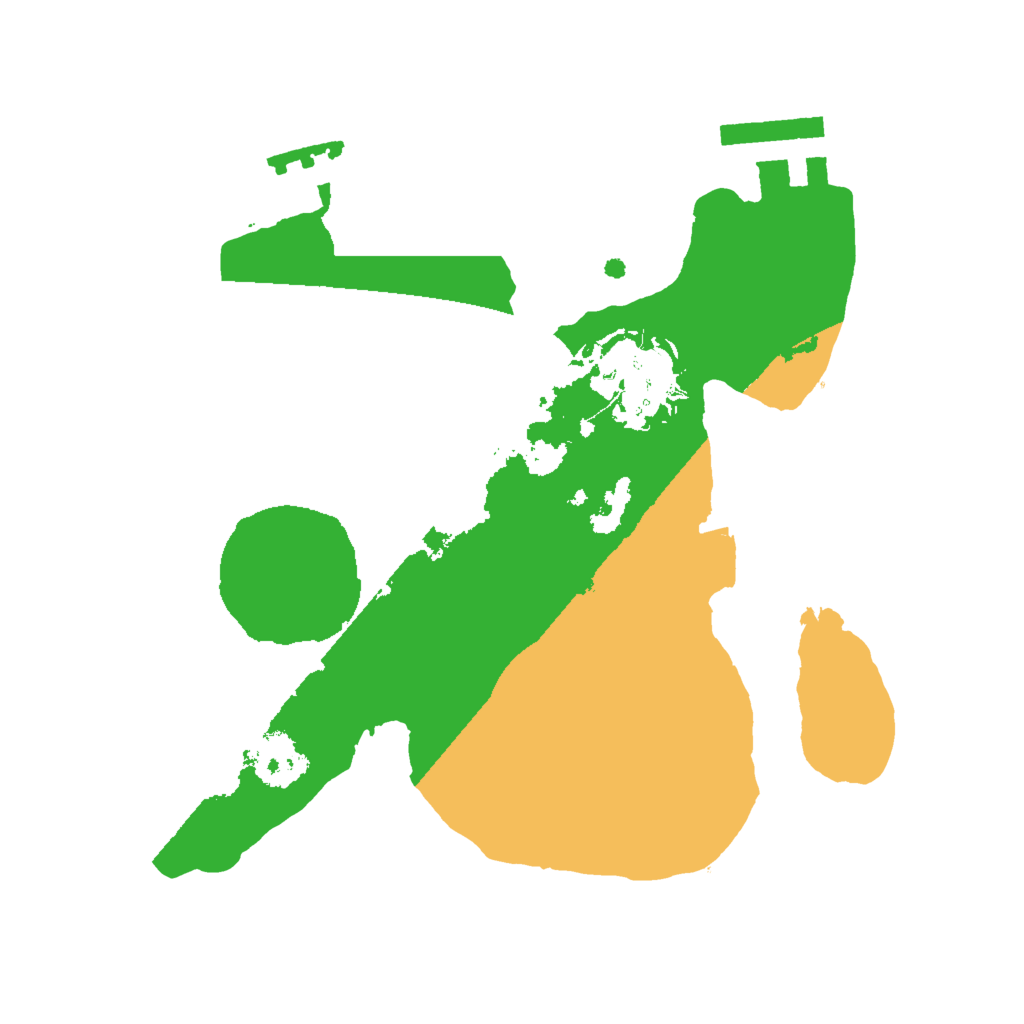 Biome Rust Map: Procedural Map, Size: 2000, Seed: 16485274