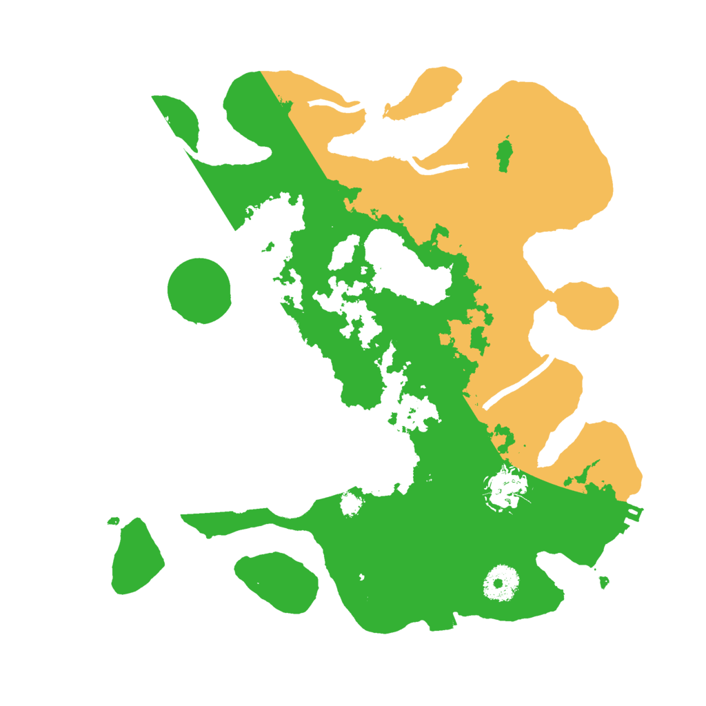 Biome Rust Map: Procedural Map, Size: 3000, Seed: 1235555