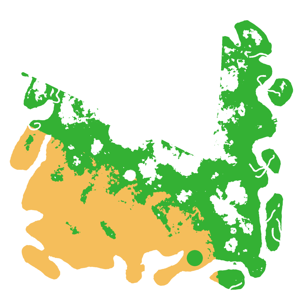 Biome Rust Map: Procedural Map, Size: 5000, Seed: 1299923709