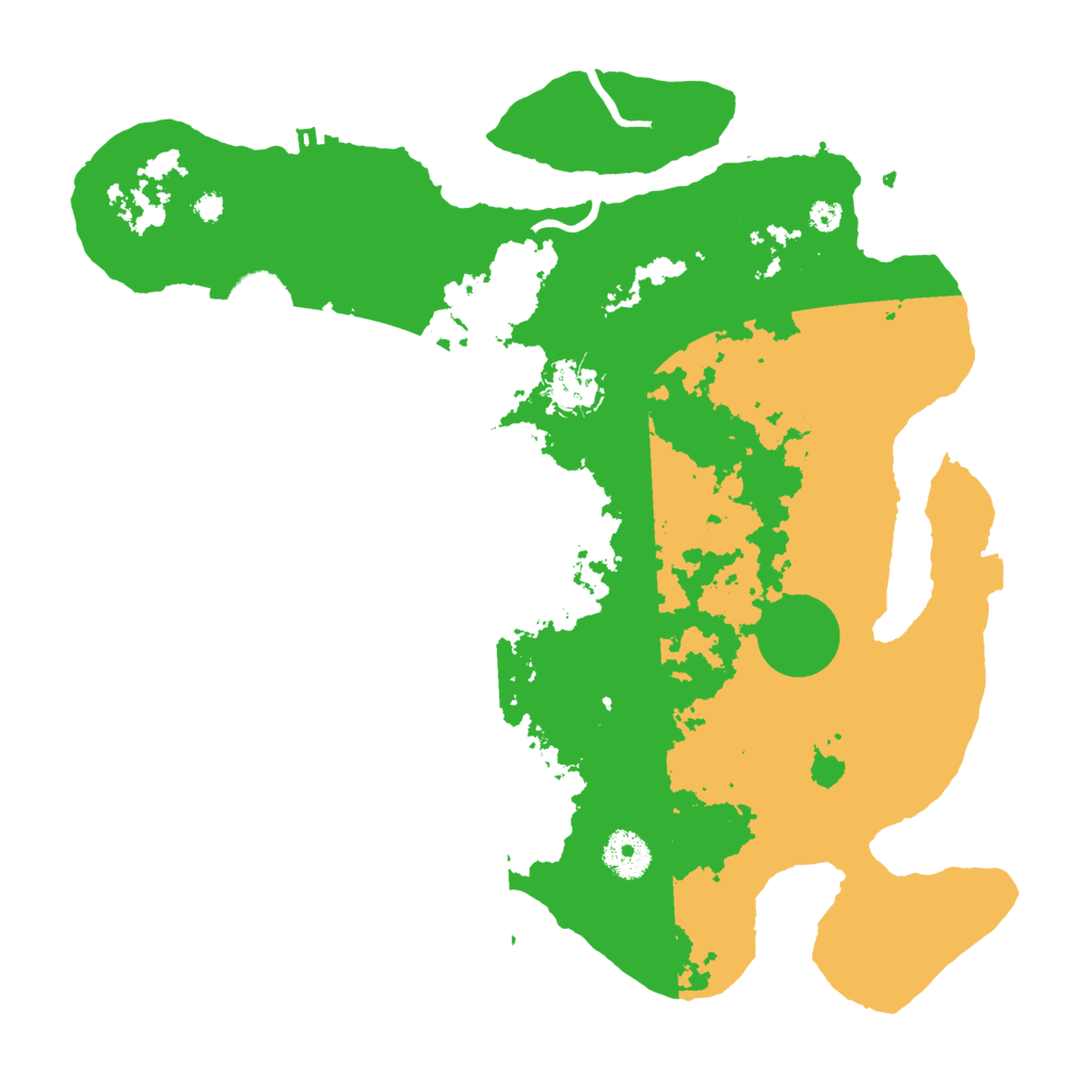 Biome Rust Map: Procedural Map, Size: 3500, Seed: 813538222