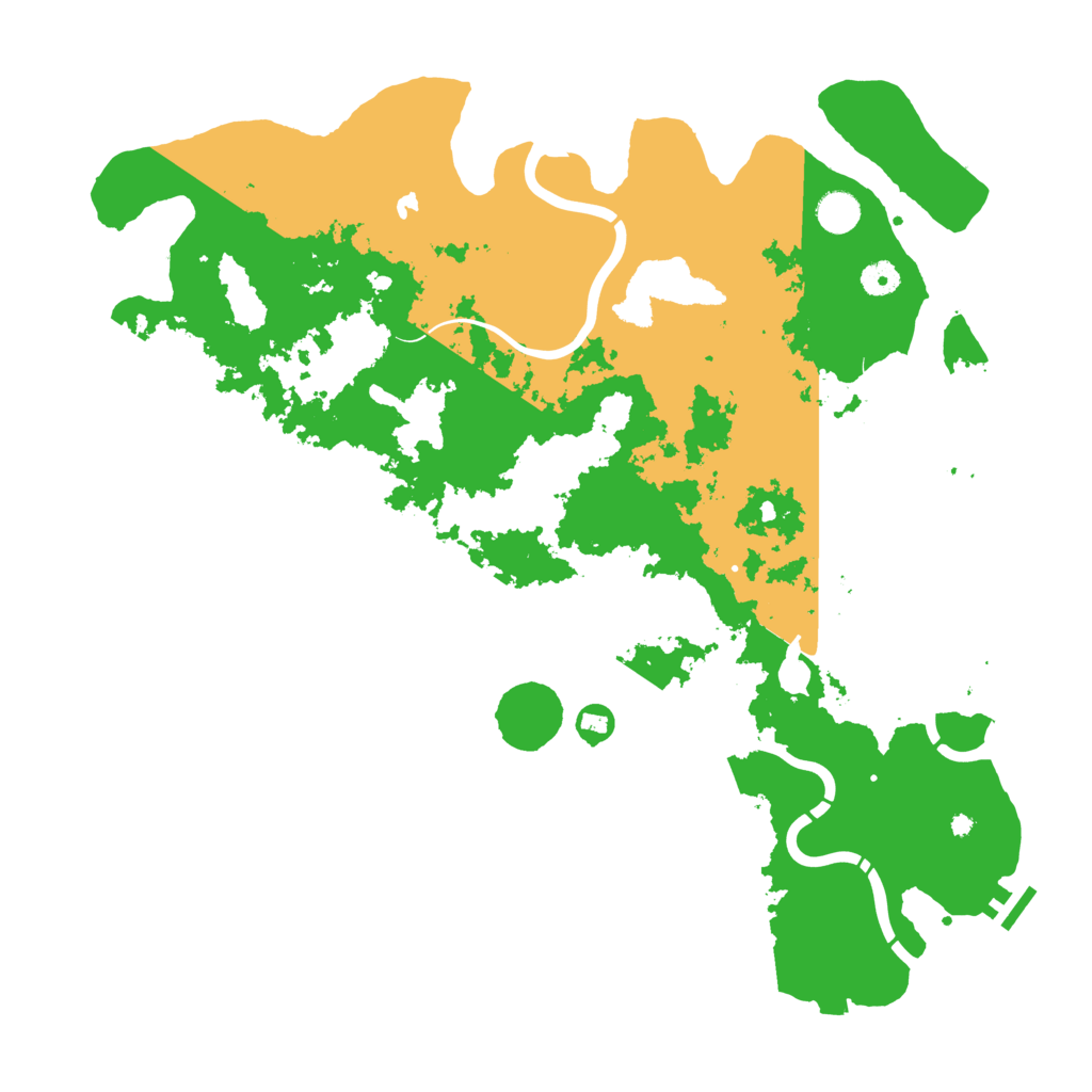 Biome Rust Map: Procedural Map, Size: 4500, Seed: 1185748993