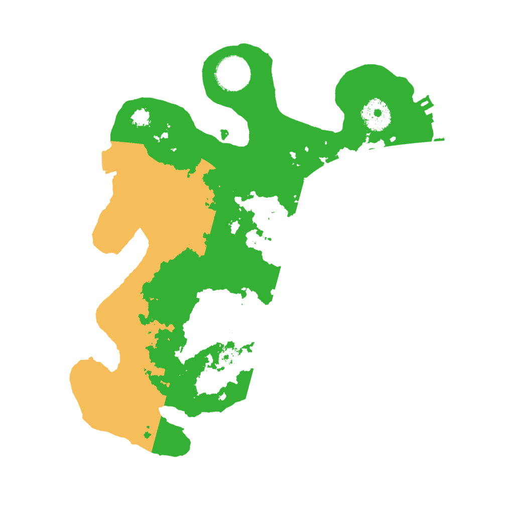 Biome Rust Map: Procedural Map, Size: 2600, Seed: 949200304