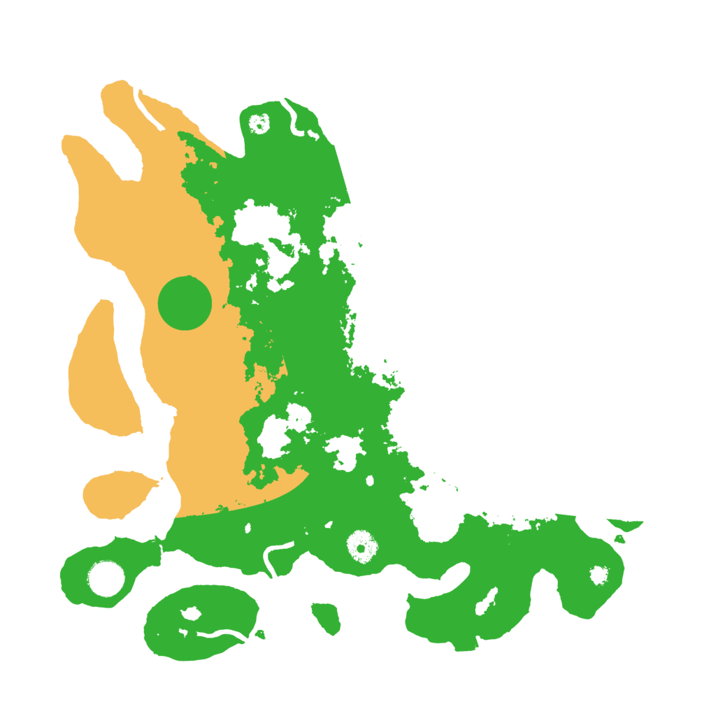 Biome Rust Map: Procedural Map, Size: 3500, Seed: 1814178486