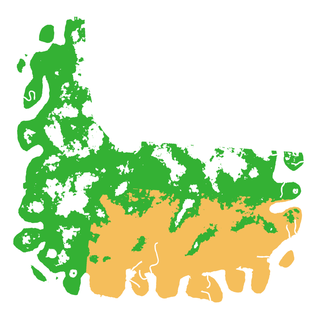 Biome Rust Map: Procedural Map, Size: 6000, Seed: 2112999478