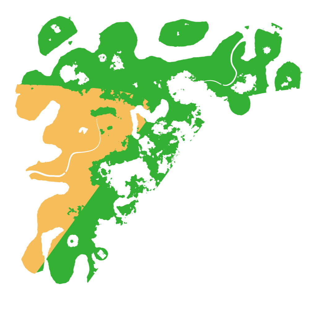 Biome Rust Map: Procedural Map, Size: 4000, Seed: 88676