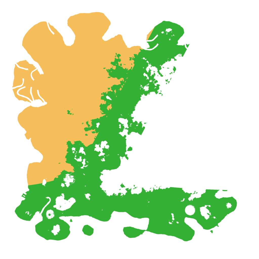 Biome Rust Map: Procedural Map, Size: 4500, Seed: 1962908084