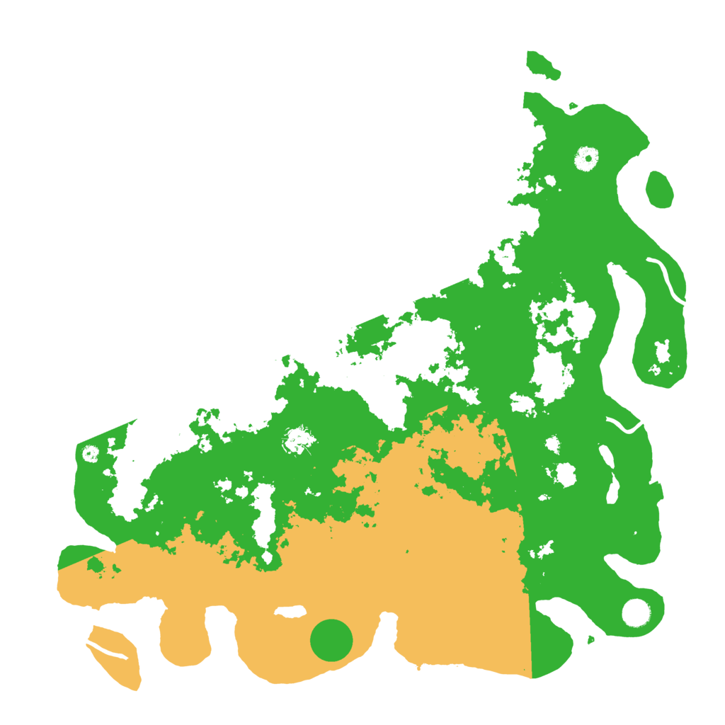 Biome Rust Map: Procedural Map, Size: 4500, Seed: 1389893869