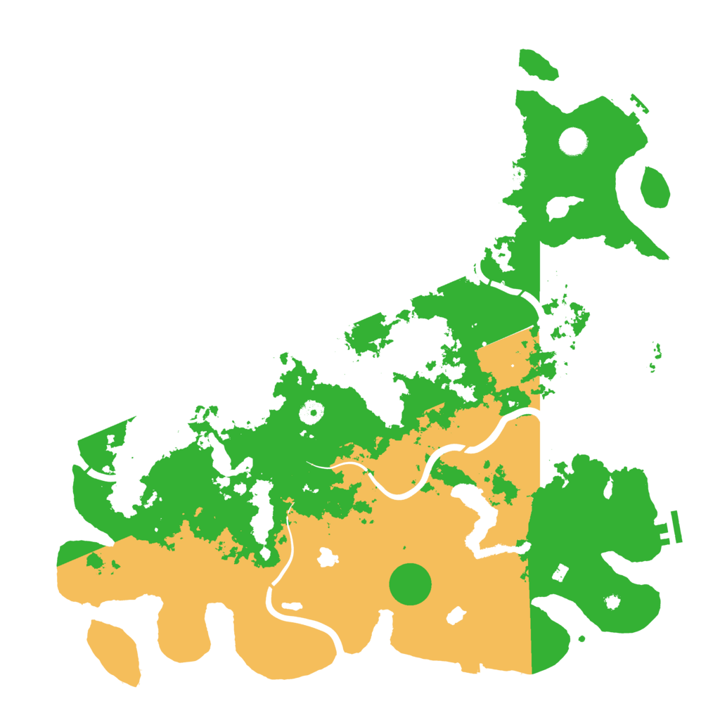 Biome Rust Map: Procedural Map, Size: 4500, Seed: 1389893869