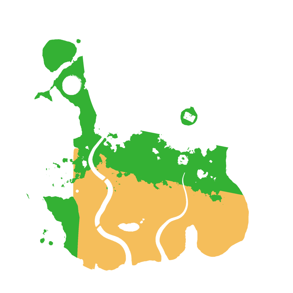 Biome Rust Map: Procedural Map, Size: 2800, Seed: 3457765