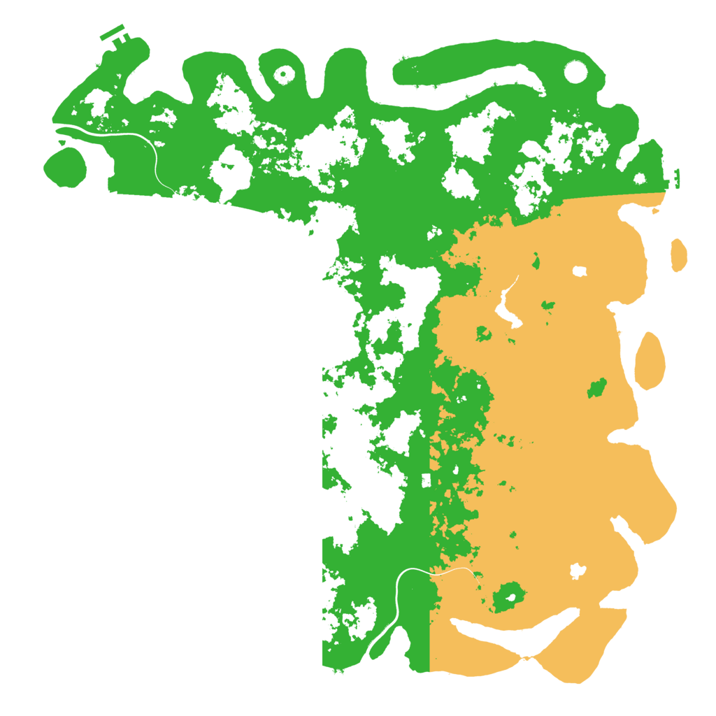 Biome Rust Map: Procedural Map, Size: 5500, Seed: 198569420