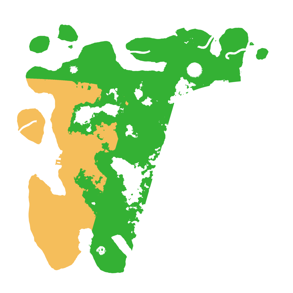 Biome Rust Map: Procedural Map, Size: 3500, Seed: 4244780