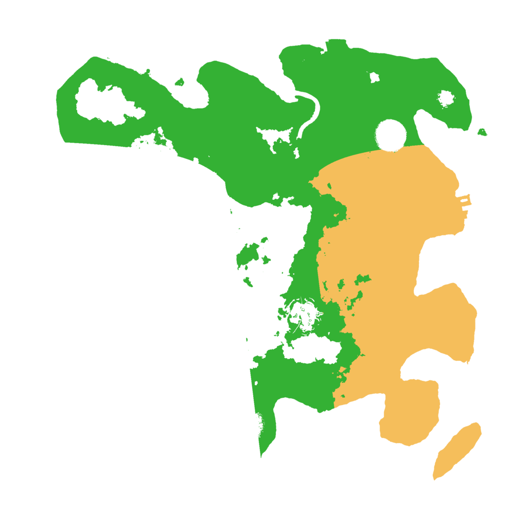 Biome Rust Map: Procedural Map, Size: 3000, Seed: 11773