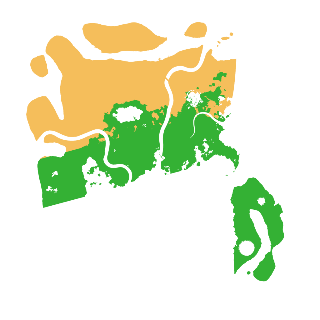 Biome Rust Map: Procedural Map, Size: 3700, Seed: 1601217573