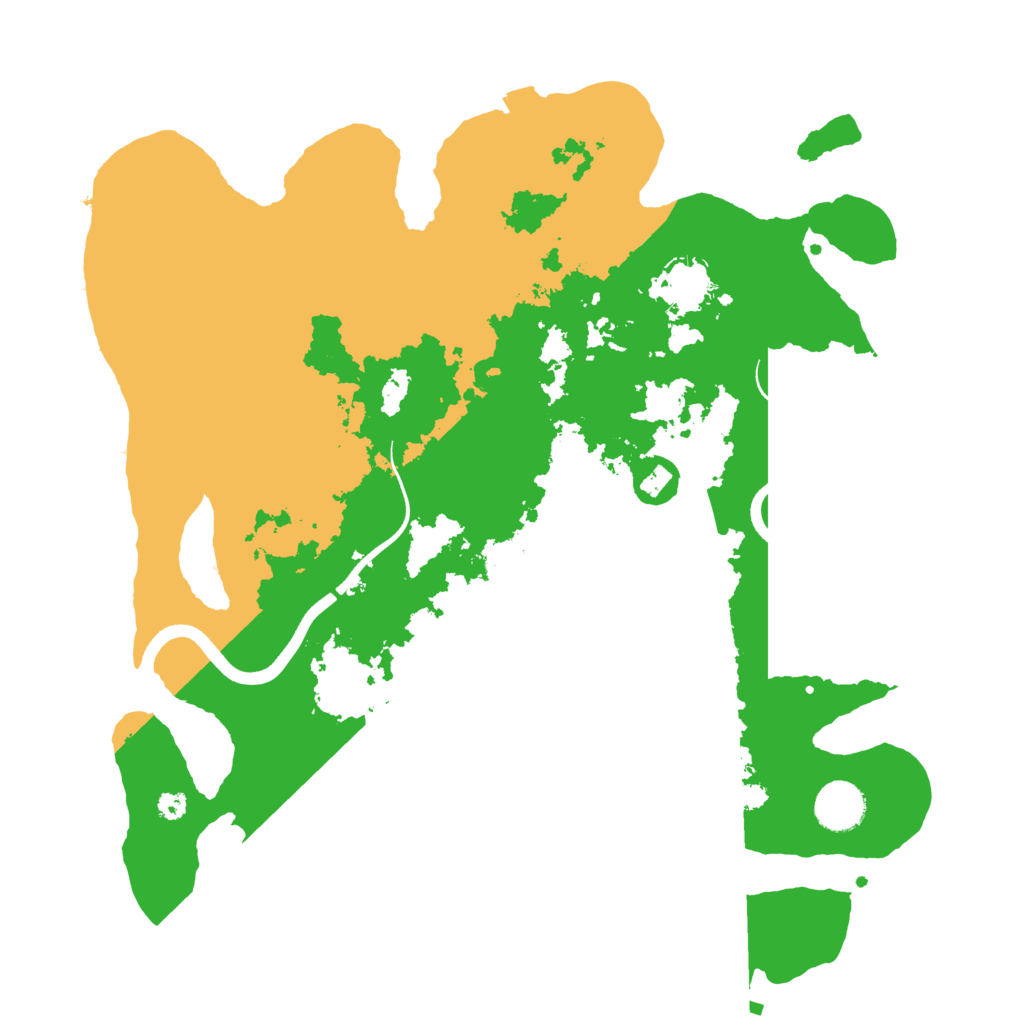 Biome Rust Map: Procedural Map, Size: 3600, Seed: 30792239