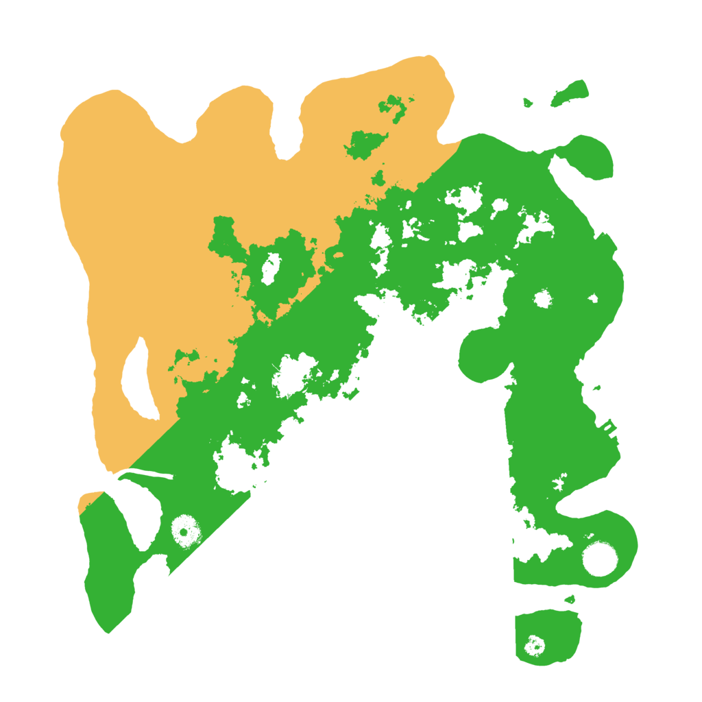 Biome Rust Map: Procedural Map, Size: 3600, Seed: 30792239