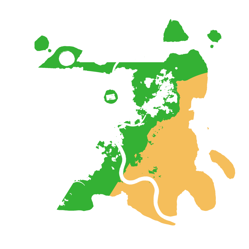 Biome Rust Map: Procedural Map, Size: 3000, Seed: 1466908207