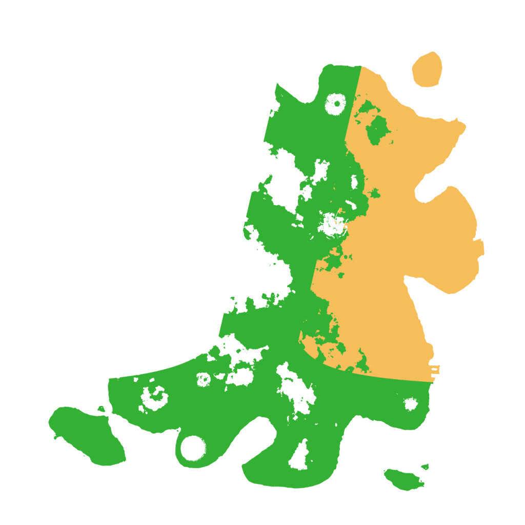 Biome Rust Map: Procedural Map, Size: 3700, Seed: 325995719