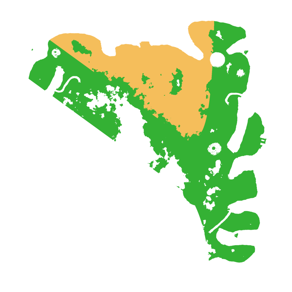 Biome Rust Map: Procedural Map, Size: 3500, Seed: 7093189