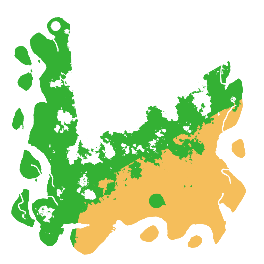 Biome Rust Map: Procedural Map, Size: 4800, Seed: 366513187