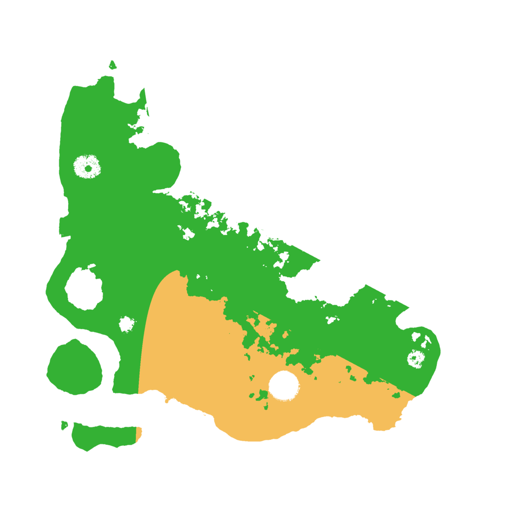 Biome Rust Map: Procedural Map, Size: 3000, Seed: 1190063549