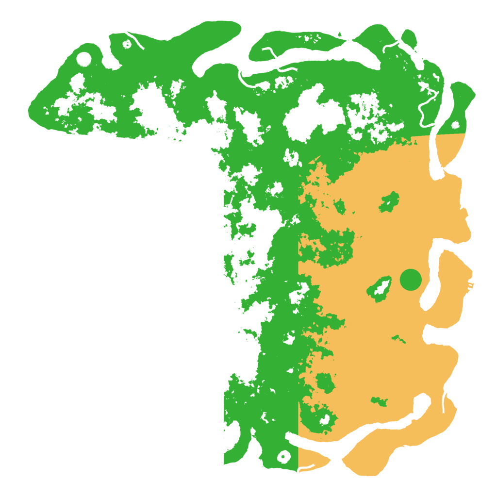 Biome Rust Map: Procedural Map, Size: 6000, Seed: 198569420