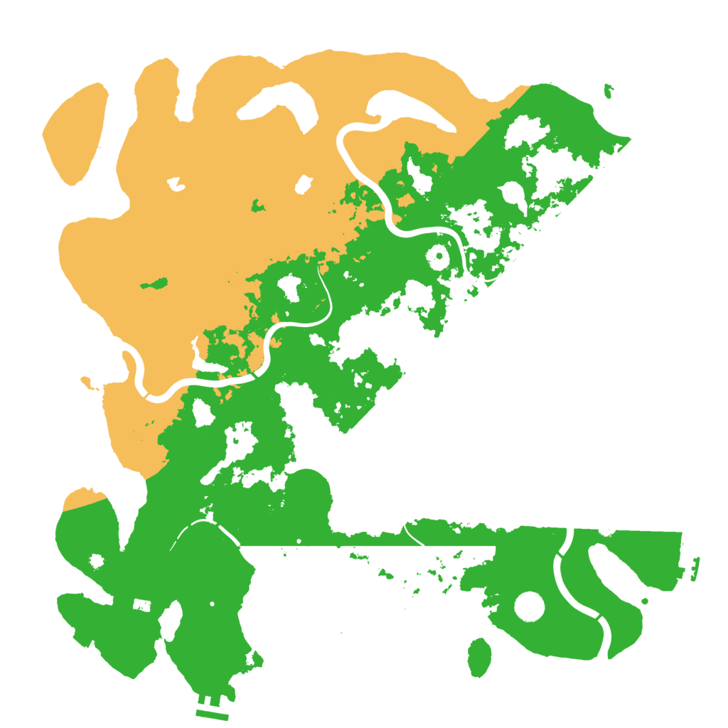 Biome Rust Map: Procedural Map, Size: 4500, Seed: 1178806774