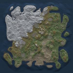 Thumbnail Rust Map: Procedural Map, Size: 4250, Seed: 75036837, 19 Monuments