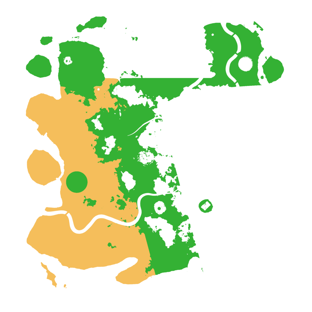 Biome Rust Map: Procedural Map, Size: 3850, Seed: 53457579