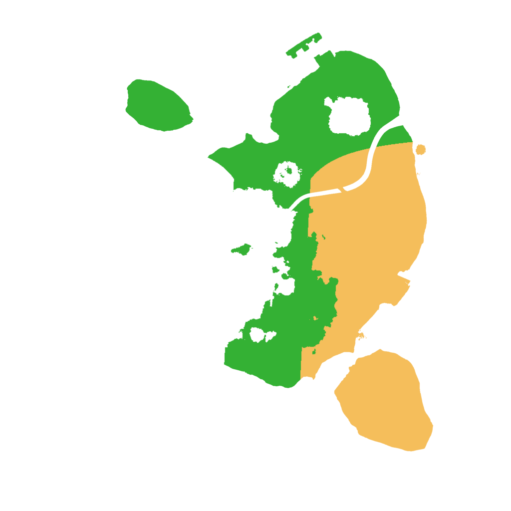 Biome Rust Map: Procedural Map, Size: 2000, Seed: 240725194