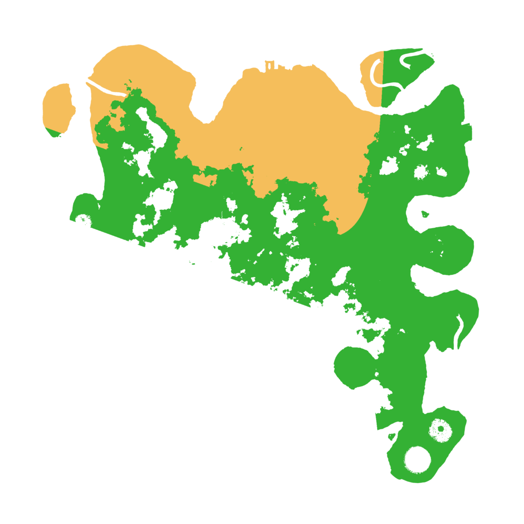 Biome Rust Map: Procedural Map, Size: 3500, Seed: 499701775