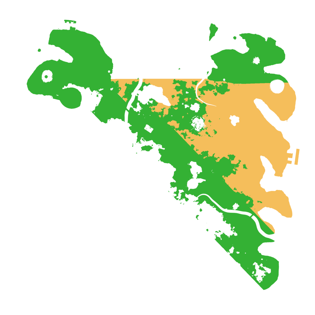 Biome Rust Map: Procedural Map, Size: 4000, Seed: 65514614