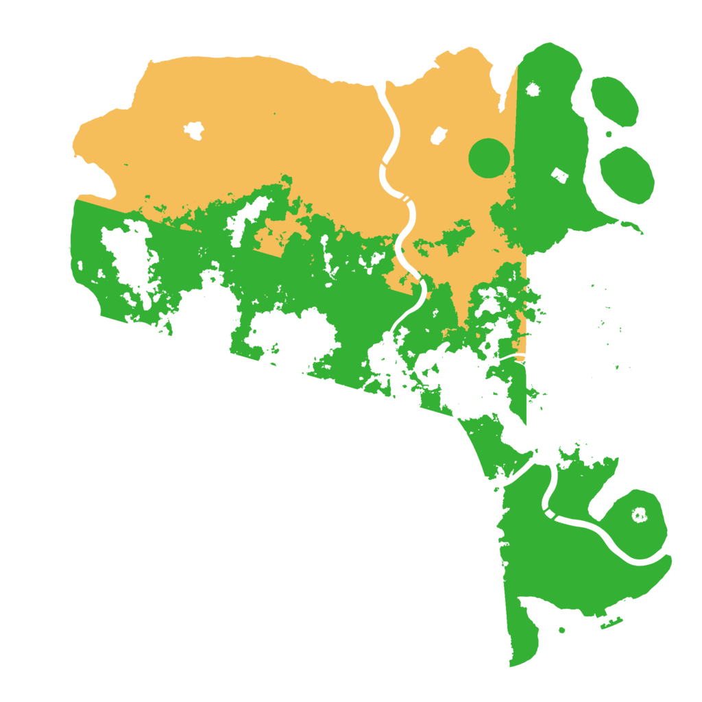 Biome Rust Map: Procedural Map, Size: 4632, Seed: 2147483647