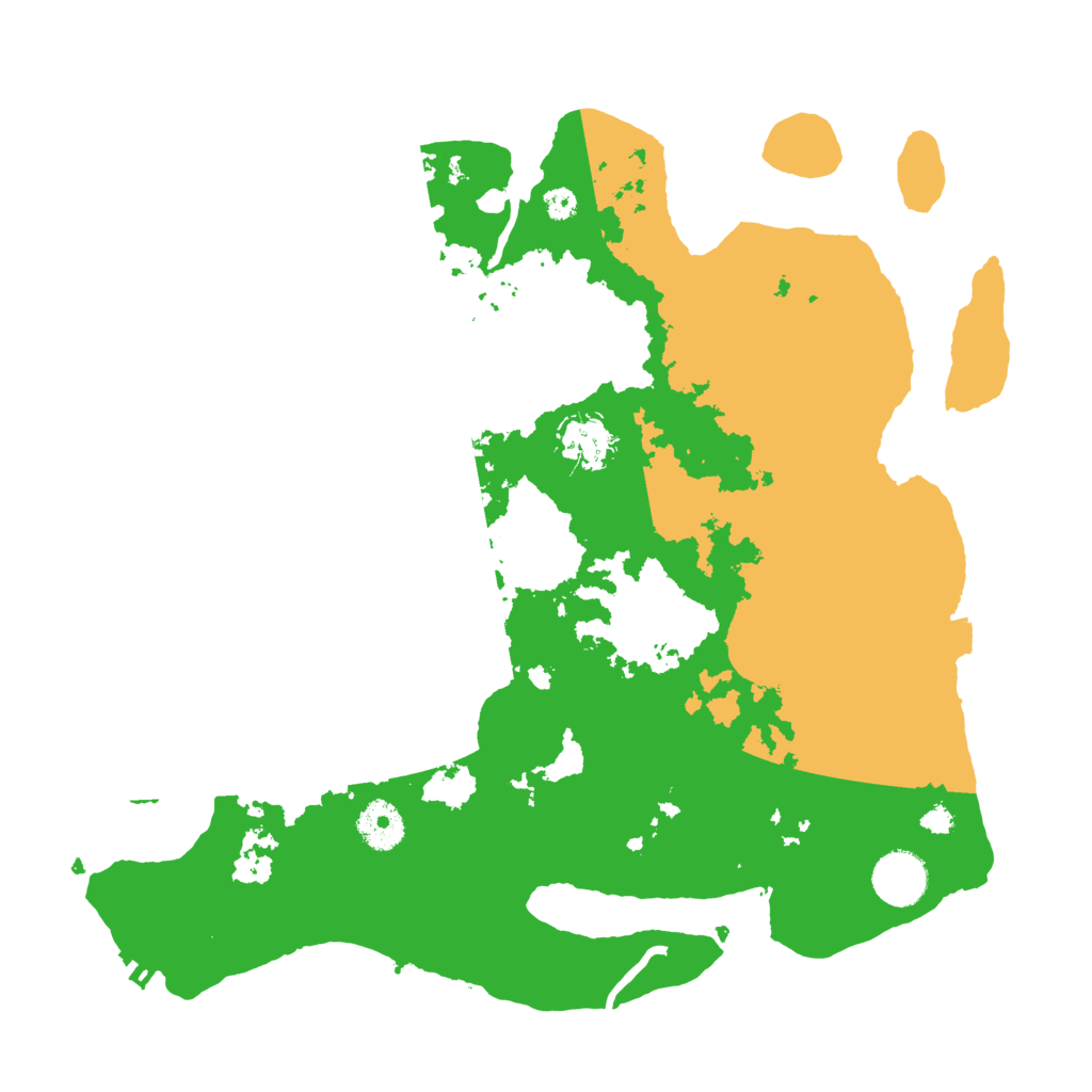 Biome Rust Map: Procedural Map, Size: 3500, Seed: 5903666