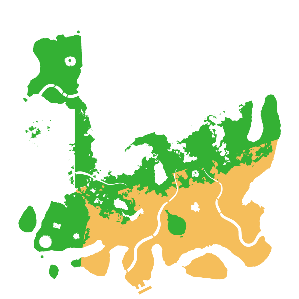 Biome Rust Map: Procedural Map, Size: 4250, Seed: 62435