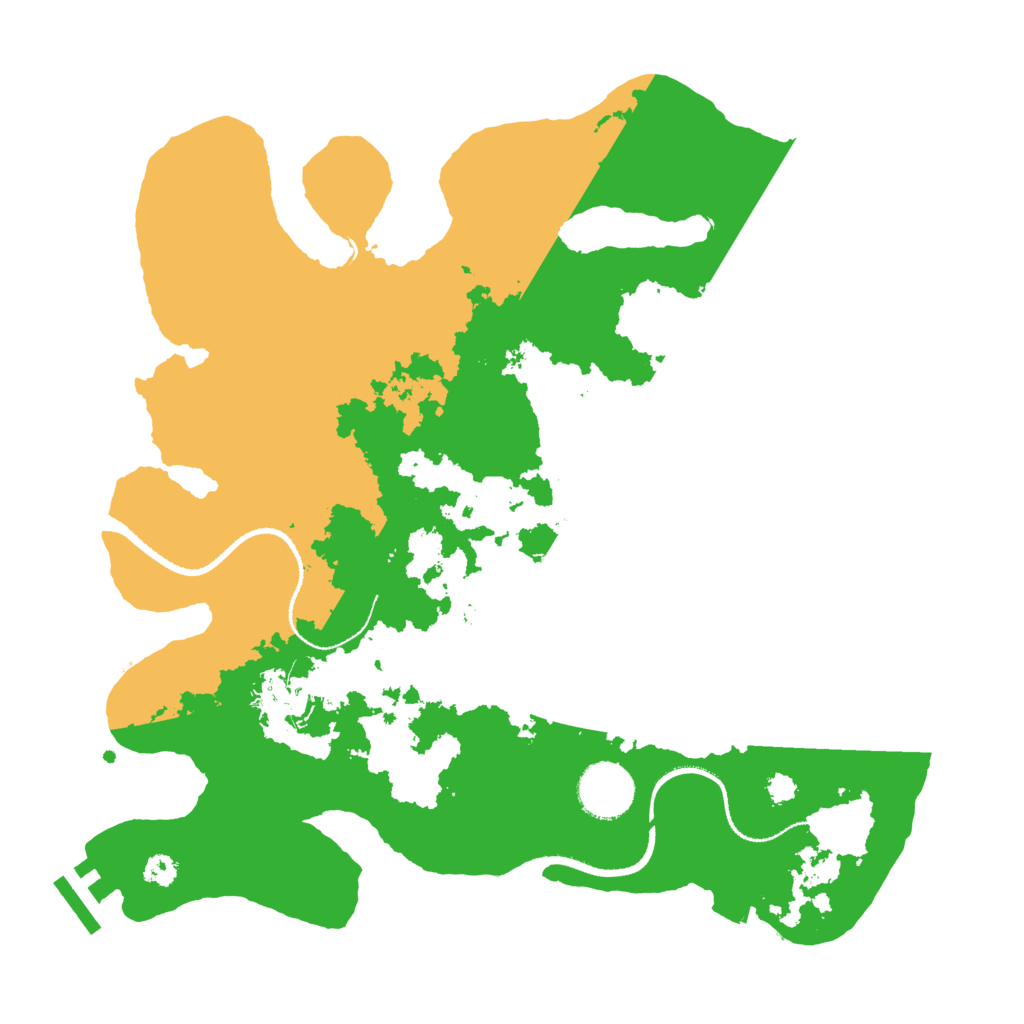 Biome Rust Map: Procedural Map, Size: 3200, Seed: 404771848