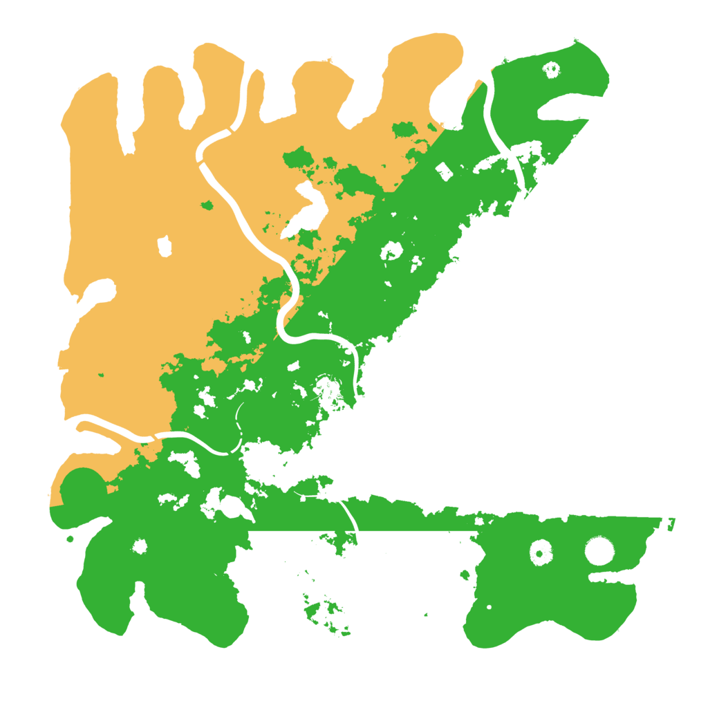 Biome Rust Map: Procedural Map, Size: 4300, Seed: 3180996