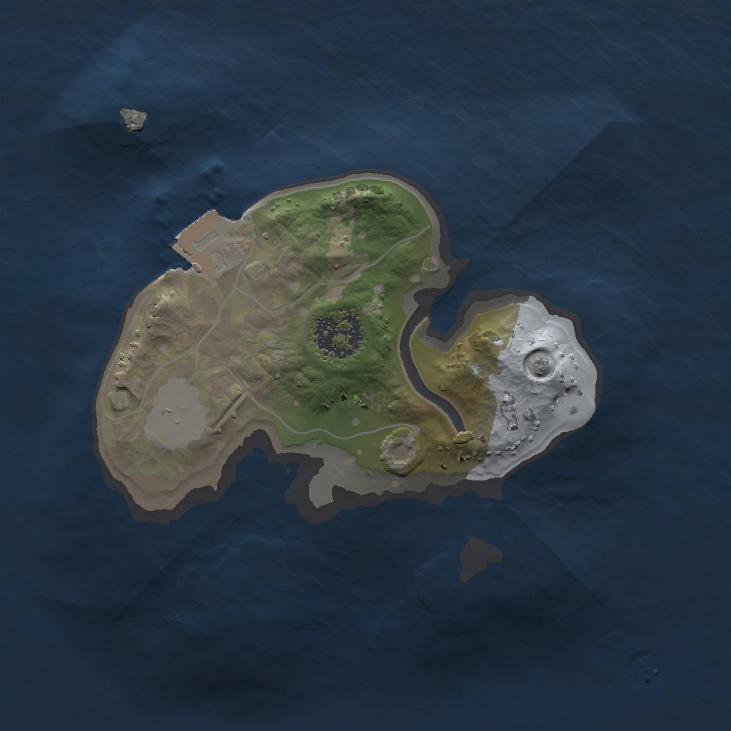 Rust Map: Procedural Map, Size: 1500, Seed: 957, 3 Monuments