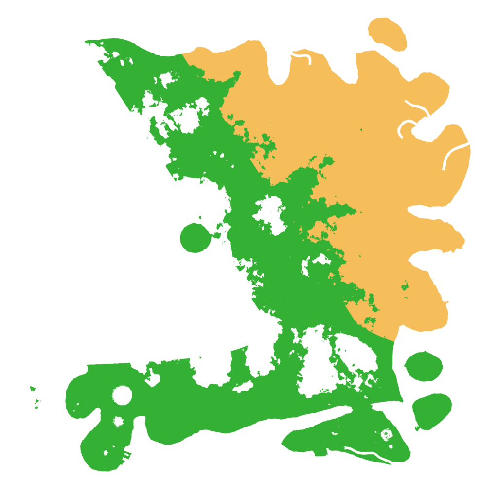 Biome Rust Map: Procedural Map, Size: 4500, Seed: 145