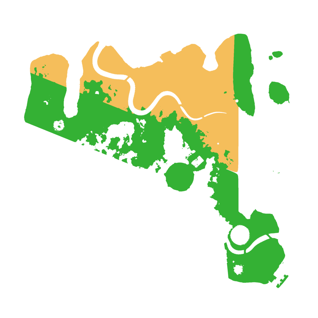 Biome Rust Map: Procedural Map, Size: 3000, Seed: 57965