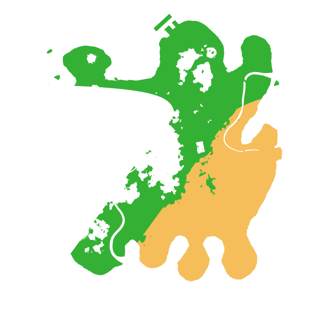 Biome Rust Map: Procedural Map, Size: 3000, Seed: 621621