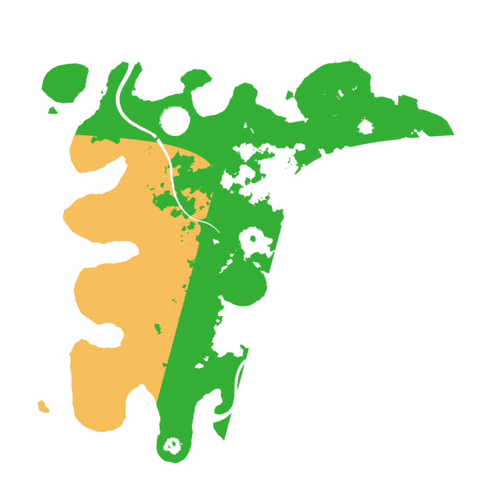 Biome Rust Map: Procedural Map, Size: 3000, Seed: 1696394666
