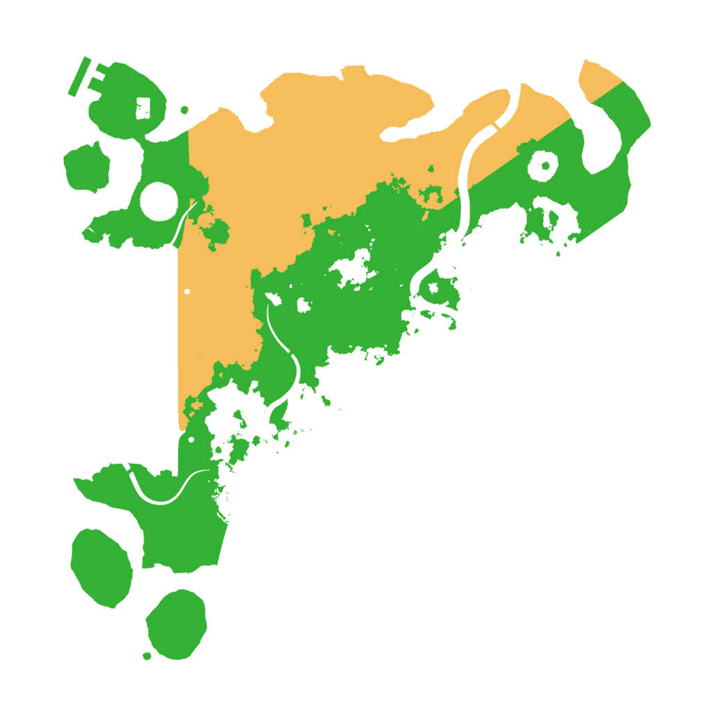 Biome Rust Map: Procedural Map, Size: 3500, Seed: 1178659578