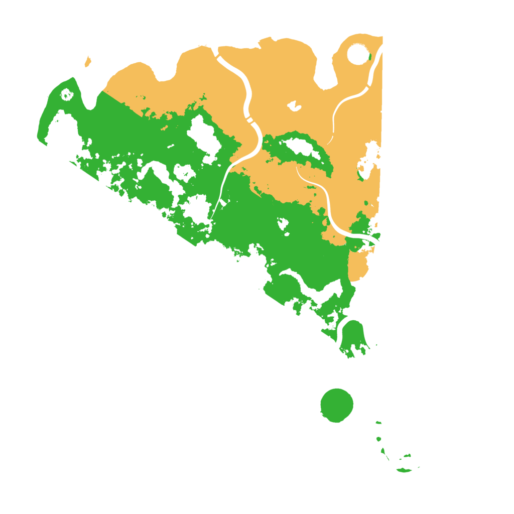 Biome Rust Map: Procedural Map, Size: 4250, Seed: 1156099