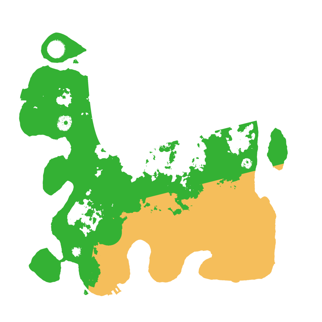 Biome Rust Map: Procedural Map, Size: 3210, Seed: 1