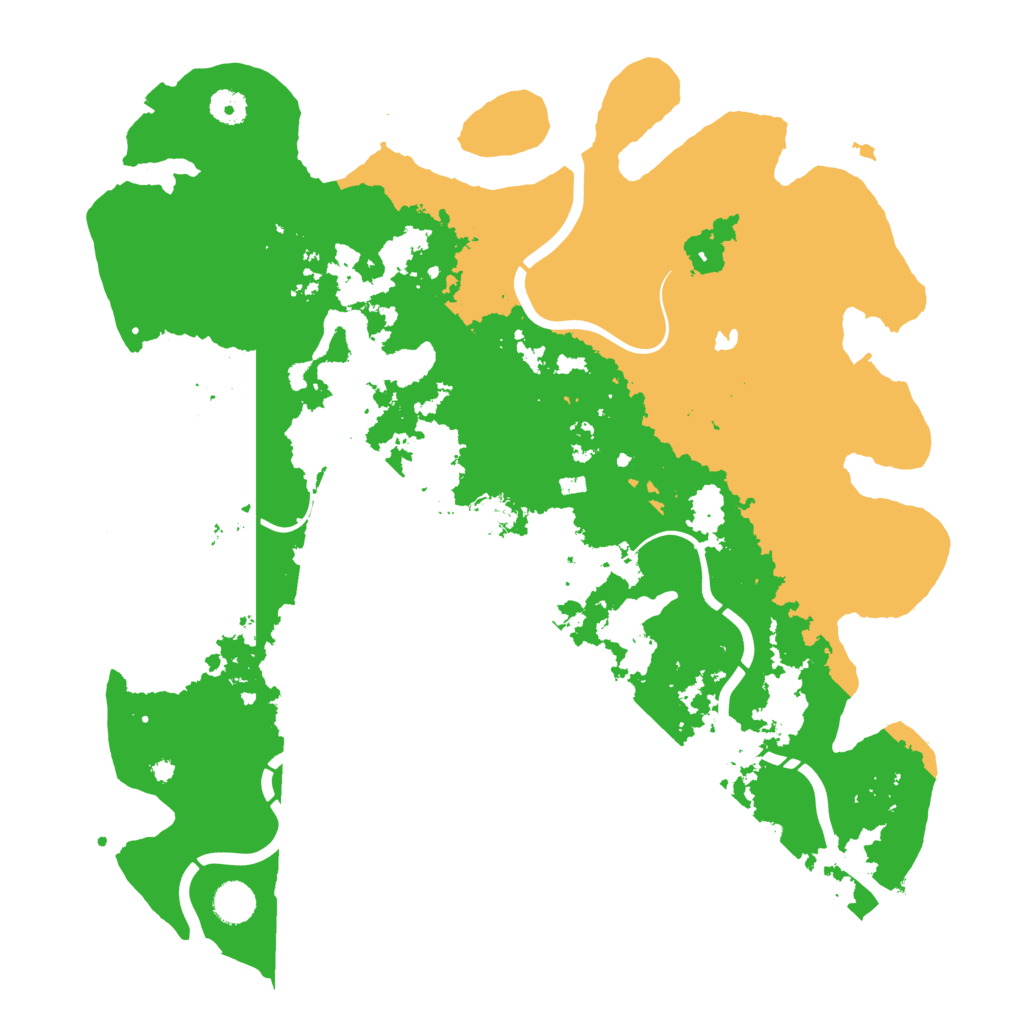 Biome Rust Map: Procedural Map, Size: 4250, Seed: 45119580
