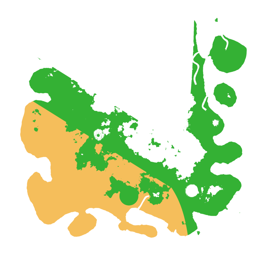 Biome Rust Map: Procedural Map, Size: 3700, Seed: 2105145268