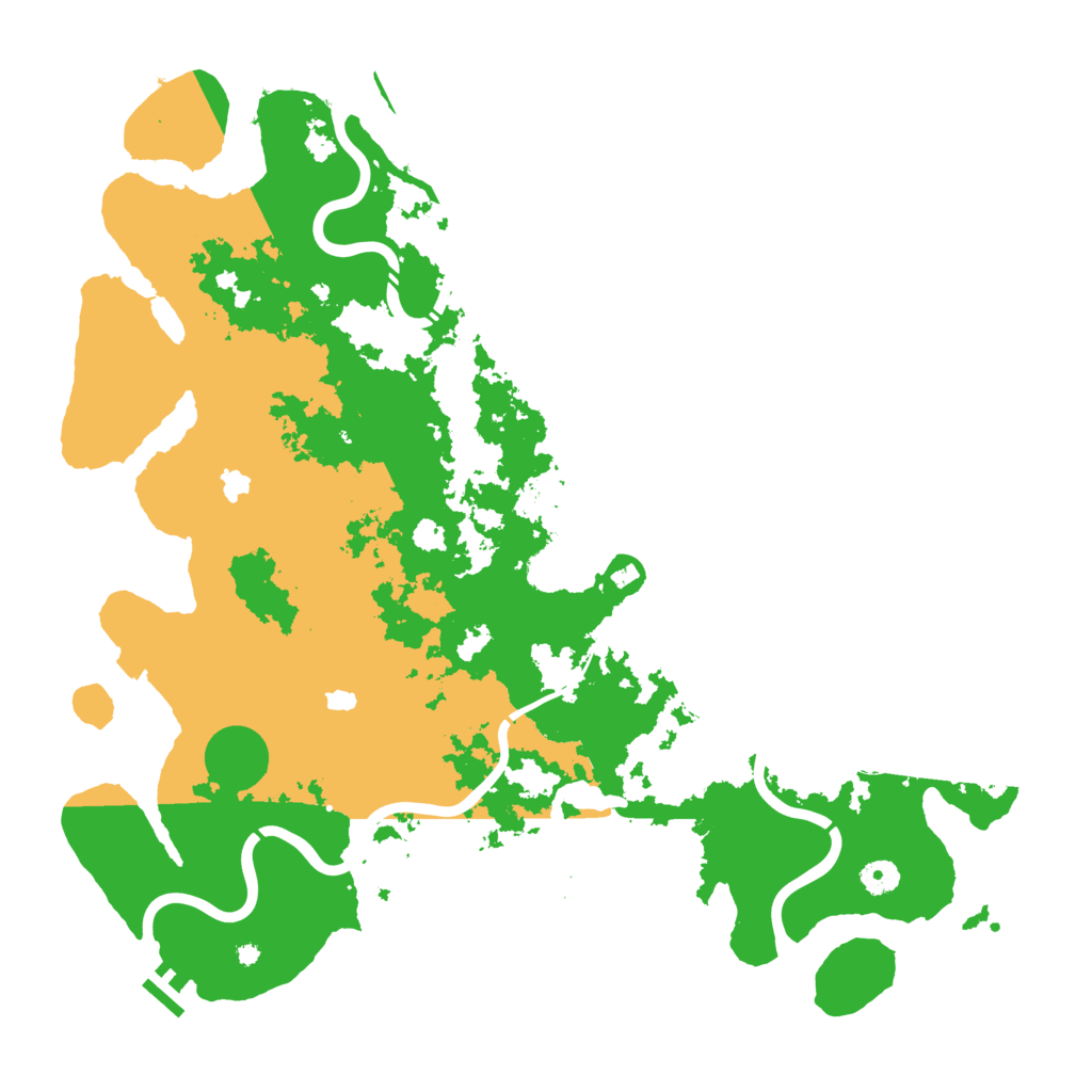 Biome Rust Map: Procedural Map, Size: 4500, Seed: 18306123